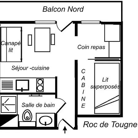 Centre Merlin - Skis Aux Pieds, Wi-fi, Animaux Admis - Fr-1-182-202 Apartment Les Allues